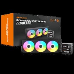 COUGAR 3MPVP240.0001, Poseidon Vistek Pro ARGB 240 mm, Black