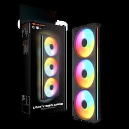 COUGAR 3MUN36RA1.0001, Unity 360 ARGB Reverse Blade, Black