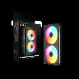 COUGAR 3MUN24FA1.0001, Unity 240-FB ARGB, Black