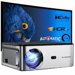 Egate EO9025 O9 Pro Zen Android, Full HD 1080p Native, 690 ANSI, Android, 2GB RAM-16GB ROM, ARC HDMI, Automatic, Dolby Audio, WIF+BT, pre-loaded Netflix, Prime, Hotstar & More, Projector