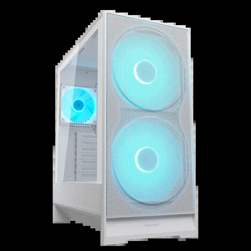 Cougar Gaming 385VA40.0002, Airface 180, White, Gaming Case