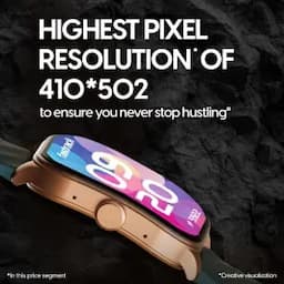 Fastrack Limitless FS2 Pro Smartwatch with 4.97cm Super AMOLED Arched Display, Functional Crown, 410 x 502 Resolution,