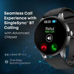 Fastrack Jupiter R1 With 3.50 cm, BT Calling, 100+ Sports Mode, IP68, Calculator, AI Voice Assistant, Fashion Smartwatch