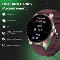 Fastrack Jupiter R1 With 3.50 cm, Fast Charge, 100+ Sports Mode, IP68, AI Voice Assistant, Black Unisex Smartwatch