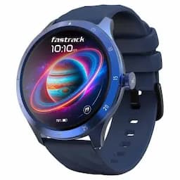Fastrack Jupiter R2 Smartwatch comes with 3.50 cm Ultra VU TFT Display with 240*240 Pixel Resolution, AI Voice Assistant, Blue Unisex Smartwatch