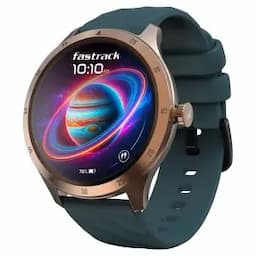Fastrack Jupiter R2 Smartwatch comes with 3.50 cm Ultra VU TFT Display with 240*240 Pixel Resolution, AI Voice Assistant, Teal Unisex Smartwatch