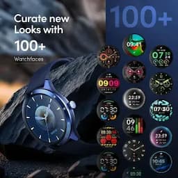 Fastrack Jupiter R2 Smartwatch comes with 3.50 cm Ultra VU TFT Display with 240*240 Pixel Resolution, AI Voice Assistant, Teal Unisex Smartwatch