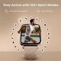 Fastrack Jupiter S1 Smartwatch comes with 4.64 cm TFT Display with 240*284 Pixel Resolution, AI Voice Assistant, Blue Unisex Smartwatch