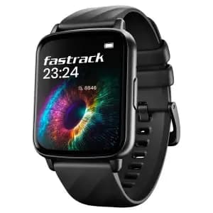 Fastrack Volt S1, 1.83 inch Display, Silicone Strap, BT Calling, 100+ Sports Modes, Heart Rate, SpO2, IP68, Unisex Smartwatch
