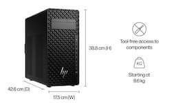 HP C1PT8PT#ACJ, Intel Core Ultra 7-265, 8 GB RAM, 512 GB SSD, Z2 Tower G1i Workstation