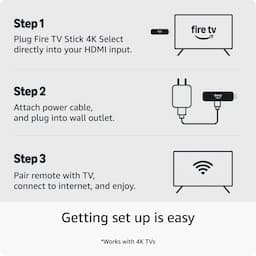 Amazon B0CN3ZGJ6H, Fire TV Stick 4K Select, WiFi 5, Alexa Voice Remote, Streaming Device