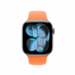 Apple MHYD4ZM/A, 42mm Clementine Sport Band S/M Watch Strap