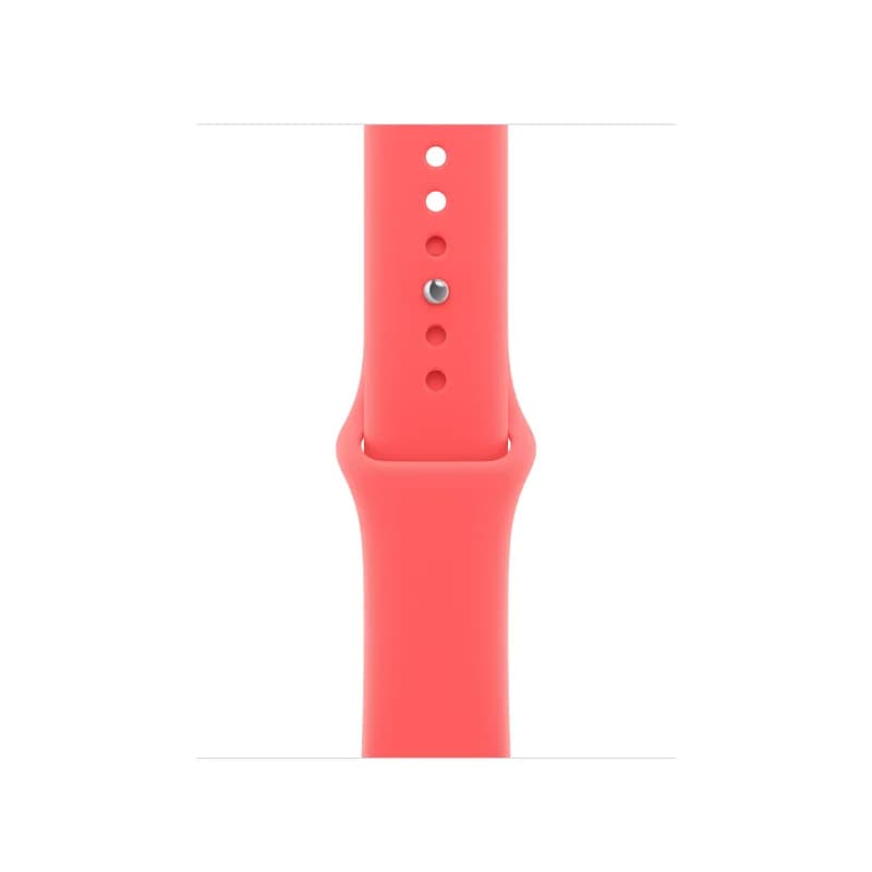 Apple MHYJ4ZM/A, 46mm Bright Guava Sport Band M/L Watch Strap