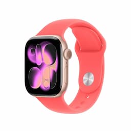 Apple MHYJ4ZM/A, 46mm Bright Guava Sport Band M/L Watch Strap