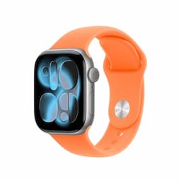 Apple MHYL4ZM/A, 46mm Clementine Sport Band M/L Watch Strap