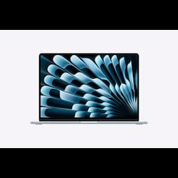 Apple MDVT4HN/A MacBook Air 15" M5, Apple M5 chip, 10-core CPU, 10‑core GPU, 16GBMemory, 1TB Storage, 15.3 Inch Display, Sky Blue