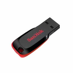 SanDisk SDCZ50-064G-I35 Cruzer Blade USB 2.0-FD-CZ50 Flash Drive - 64GB (Red)