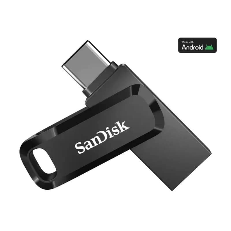 SanDisk SDDDC3-256G-I46PD Ultra Dual Drive Go USB Type - C Flash Drive - 256GB (Black)