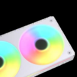 COUGAR GAMING 3MUN24RA1.0002, UNITY 240-RW ARGB White, 240mm PWM, 700–1600 RPM, 49 CFM, Case Fan