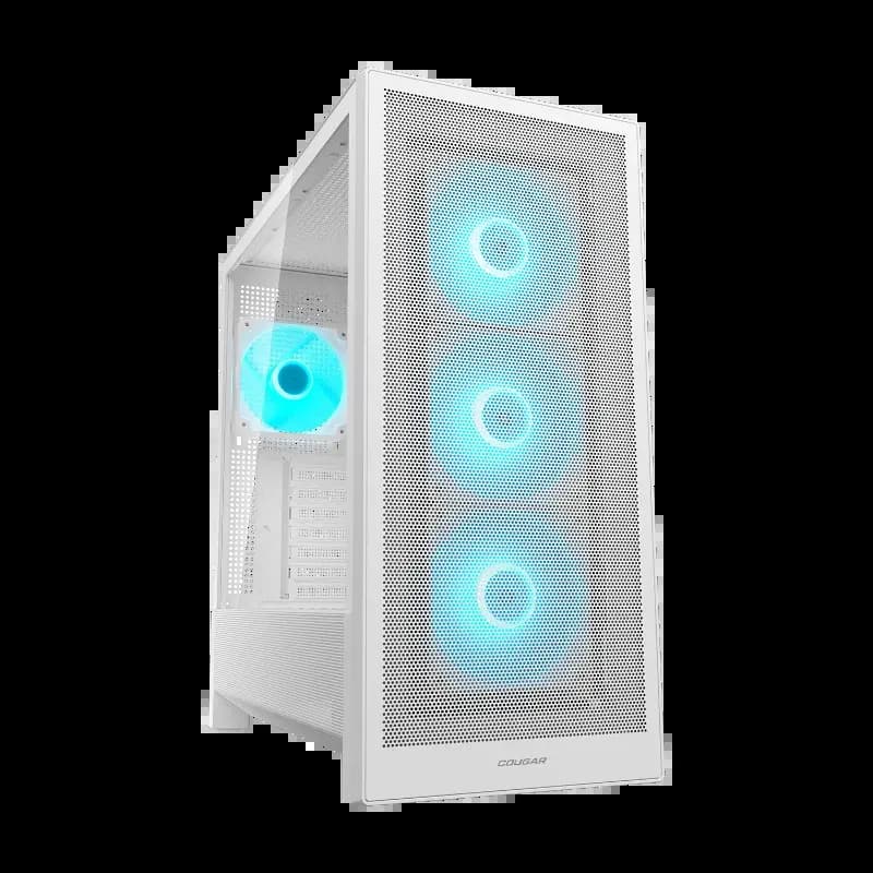 COUGAR GAMING 382PC80.0002, MX230 RGB White, Mid Tower ATX, 400mm GPU, 10 Fan Support, Computer Case