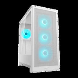 COUGAR GAMING 382PC80.0002, MX230 RGB White, Mid Tower ATX, 400mm GPU, 10 Fan Support, Computer Case