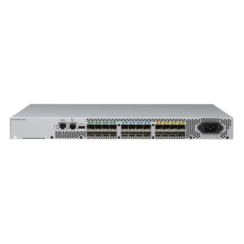 HPE R8P29A SN3600B 32Gb 24/24 Power Pack+ 24‑port 16Gb Short Wave SFP+ Fibre Channel Switch