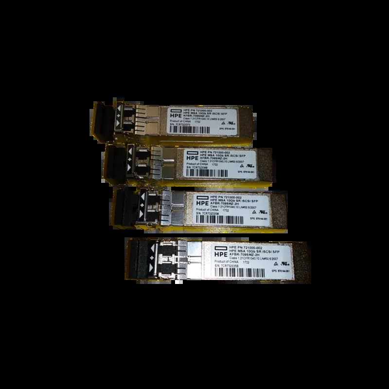 HPE C8R25B, MSA 10Gb SR iSCSI SFP 4-Pack Transceiver Optical Module