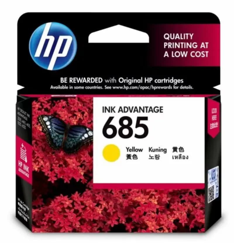 HP CZ124AA, 685 Yellow Ink Cartridge