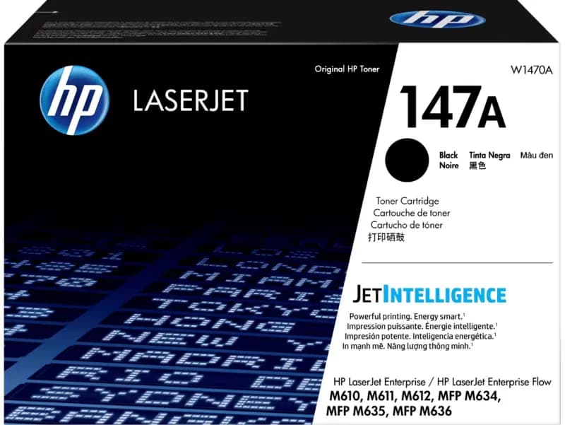 HP W1470A, 147A Black LaserJet Toner Cartridge