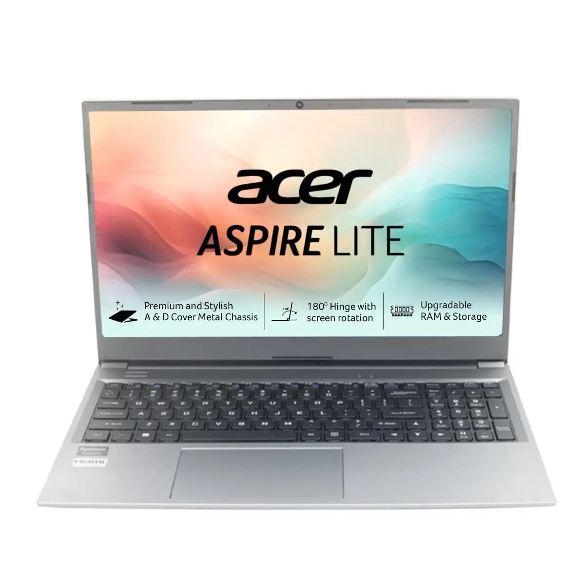 Acer Aspire Lite UN.31ZSI.06A, AL15-41 , AMD Ryzen 3 5300U, 8GB RAM, 512GB SSD, 15.6 Inch FHD, Windows 11 Home, Laptop
