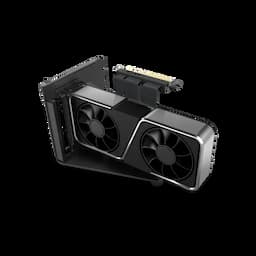 NZXT AB-RH175-B1 Vertical GPU Mounting Kit, 175 mm PCIe 4.0x16 Riser Cable, GPU Holder, Sturdy Steel Bracket, Black