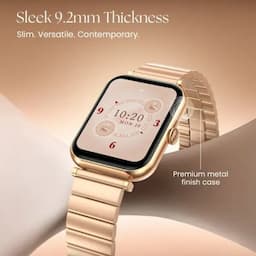 Fastrack 68055WM01K Noir Charm Women Smartwatch 1.65 inch AMOLED Display, AI Watchface & AI Chat, Functional Crown, HRM, IP68, Rose Gold