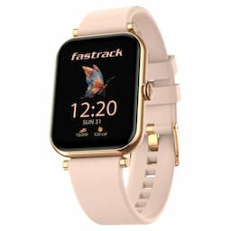Fastrack 68055WP01K Noir Charm Women Smartwatch 1.65" inch AMOLED Display, AI Watchface & AI Chat, Functional Crown, SpO2, HRM, Rose Gold/Pink
