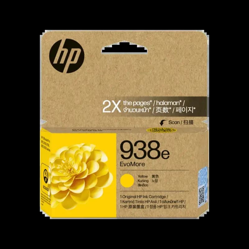 HP 4S6Y1PA 938E EvoMore Yellow Original Ink Cartridge