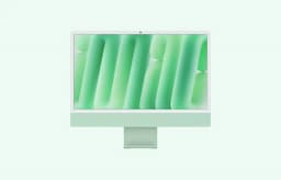 Apple Z1E4-IM24, M4 Chip, 8 Core CPU, 8 Core GPU, 16 Core Neural Engine, 24GB Unified Memory, 256GB SSD Storage, Green, 24 Inch, iMac