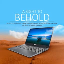 Acer UN.31ZSI.06V, Aspire Lite AL15-41, AMD Ryzen 3 5400U Processor, 8GB RAM, 256GB SSD, 15.6 Inch (39.62 cm) Full HD IPS Display, Windows 11 Home, MS Office, Gray, 1.59 Kg, Thin and Light Laptop