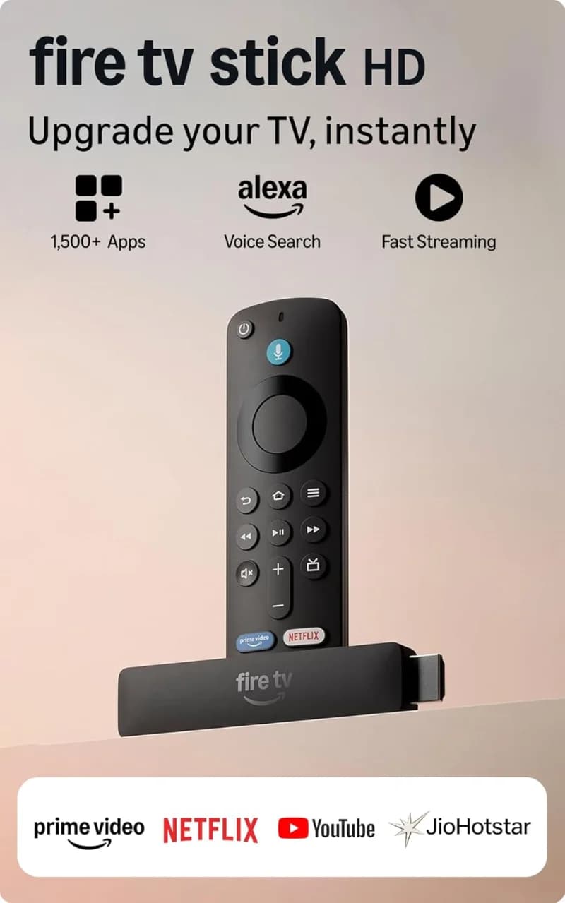 Amazon Fire TV Stick HD (New) B0DVJF7528, 840414652538, Streaming Media Player, HD Streaming Device