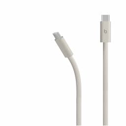 Beats MHX74ZM/A USB-C to USB-C Cable, 3M, Stone, Charging Cable