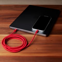 Beats MHX94ZM/A USB-C to USB-C Cable, 3M, Red, Charging Cable