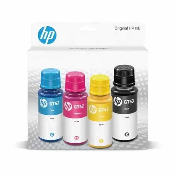 HP 7K3W9AA HP 7K3W9AA GT53/GT52 Ink Bottle Combo 4-Colors