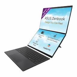 ASUS Zenbook A14 UX8407AA-SN183WS, Snapdragon X Elite X1E-78-100 Processor, 32GB RAM, 1TB SSD, 14 Inch OLED Display, Windows 11 Home, Microsoft Office Home 2024, Iceland Gray, AI Laptop