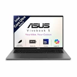 ASUS Vivobook S16 S3607AA-SH086WS, Snapdragon X Plus X1P-42-100 Processor, 16GB RAM, 512GB SSD, 16 Inch WUXGA Display, Windows 11 Home, Microsoft Office Home 2024, Cool Silver, Laptop