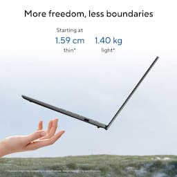ASUS Vivobook S14 S3407AA-SF058WS, Snapdragon X Plus X1P-42-100 Processor, 16GB RAM, 512GB SSD, 14 Inch WUXGA Display, Windows 11 Home, Microsoft Office Home 2024, Cool Silver, Laptop