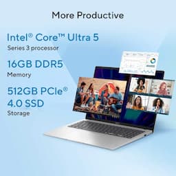 ASUS Vivobook 16 X1607AA-MB038WS, Snapdragon X Plus X1P-42-100 Processor, 16GB RAM, 512GB SSD, 16 Inch WUXGA Display, Windows 11 Home, Microsoft Office Home 2024, Cool Silver, Laptop