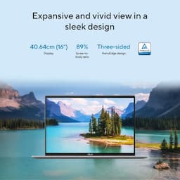 ASUS Vivobook 16 X1607AA-MB038WS, Snapdragon X Plus X1P-42-100 Processor, 16GB RAM, 512GB SSD, 16 Inch WUXGA Display, Windows 11 Home, Microsoft Office Home 2024, Cool Silver, Laptop
