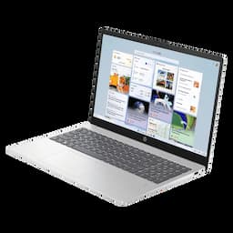 HP BJ3W4PA#ACJ, 15-fd1225TU, 15.6 Inch, Intel Core 3 100U, 512GB SSD, Natural Silver, Laptop