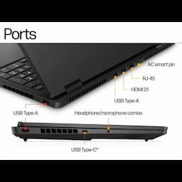 HP C57F3PA#ACJ, OMEN 16-am0279TX, 16.1 Inch, Intel Core i9-14900HX, 1TB SSD, Shadow Black, Gaming Laptop