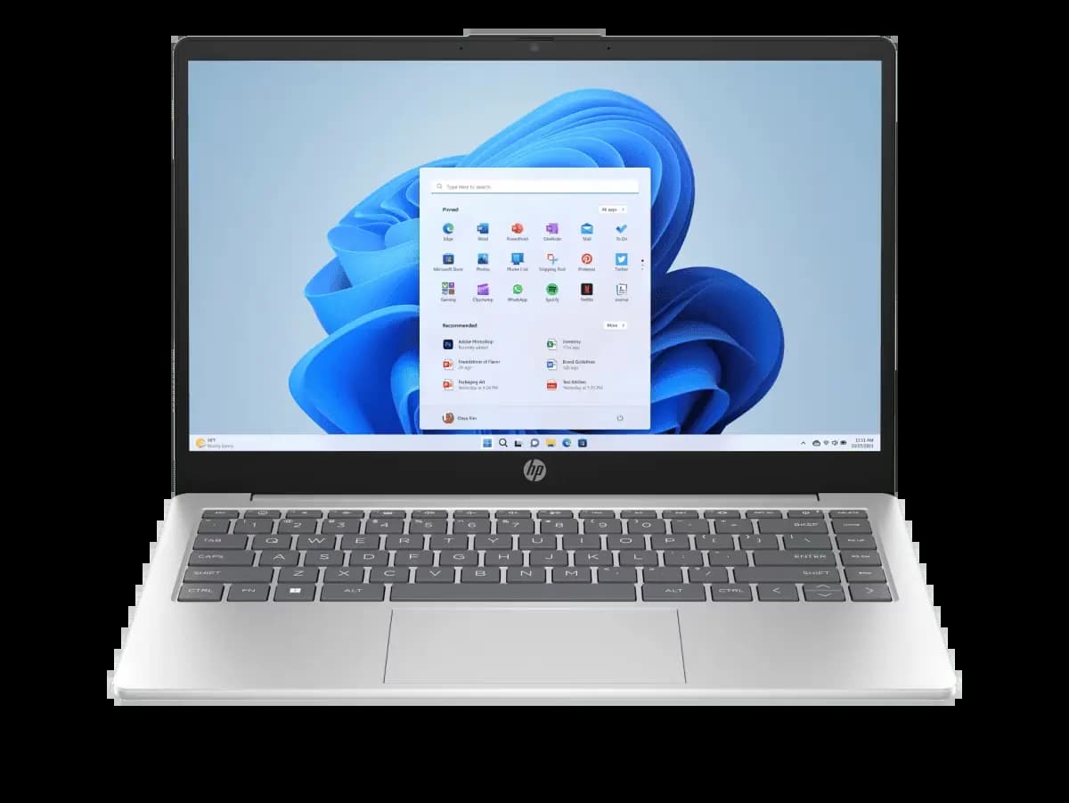 HP D07FGPA#ACJ, 14-em0104AU, AMD Ryzen 7 7730U Processor, 16GB RAM, 512GB SSD, 14 Inch Full HD Display, Windows 11 Home Single Language, Microsoft Office Home & Student 2021, Natural Silver, Thin and Light Consumer Laptop