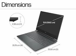 HP D31QBPA#ACJ, Victus 15-fa2495TX, Intel Core i7-13650HX Processor, 24GB RAM, 512GB SSD, NVIDIA GeForce RTX 4050 6GB Graphics, 15.6 Inch Full HD 144Hz Display, Windows 11 Home, Performance Blue, Gaming Laptop