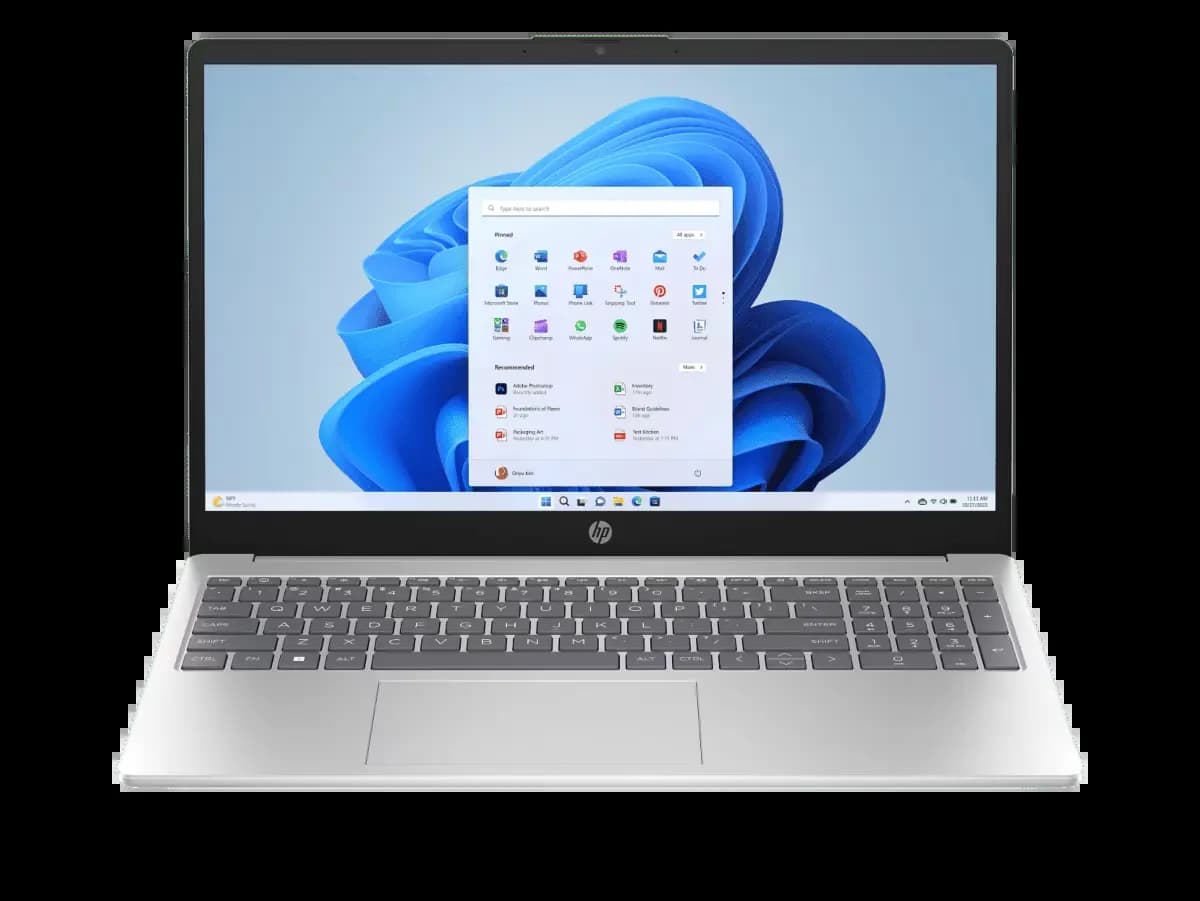 HP D49D1PA#ACJ, 15-fc0805AU, AMD Ryzen 5 7520U Processor, 8GB RAM, 512GB SSD, 15.6 Inch Full HD Display, Windows 11 Home, Blue, Thin and Light Consumer Laptop
